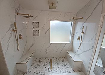 Shower Door / Exterior Window Installation